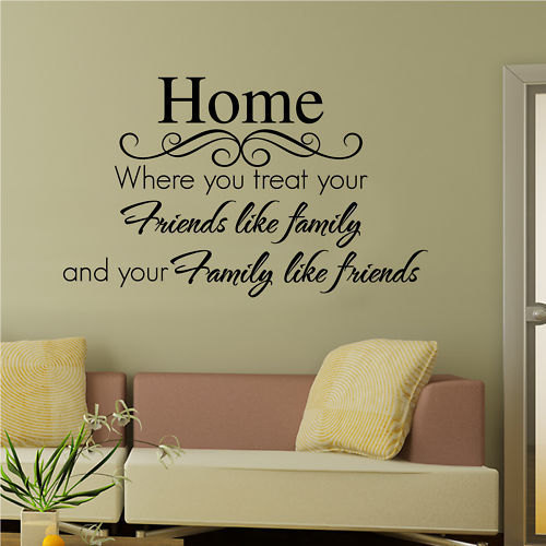 Home Poet Word English Words Art Decals Wall Sticker Vinyl Wall